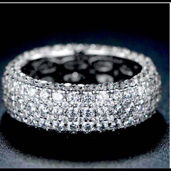 Swarovski Jewelry - NEW! Gorgeous five row Swarovski Eternity Band. 8